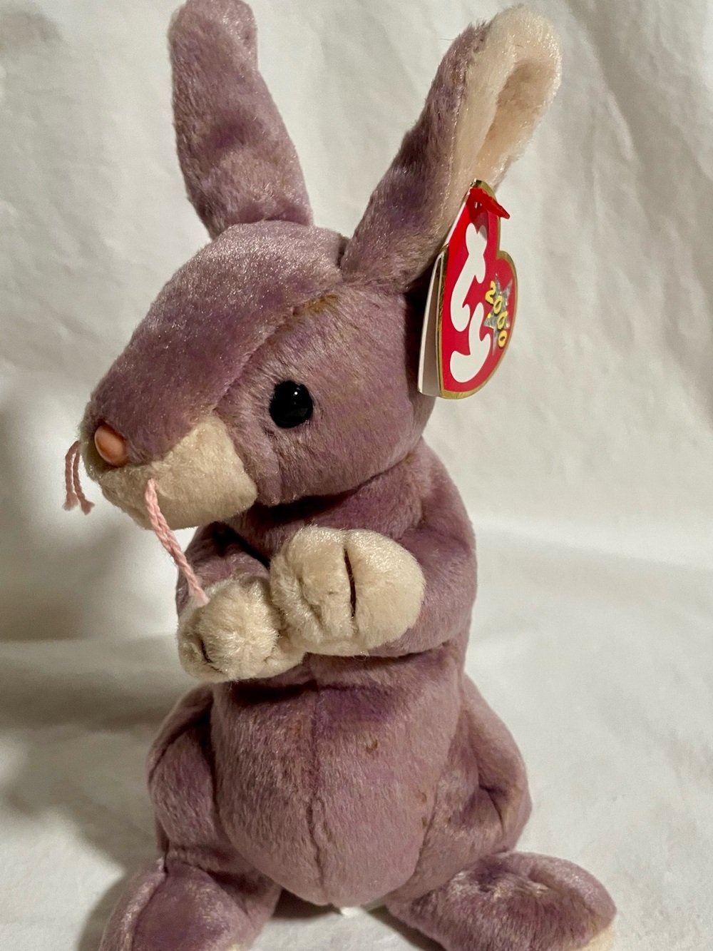 VTG 2000 Ty Beanie Baby - Springy the Bunny (2000 Leap Year Release)